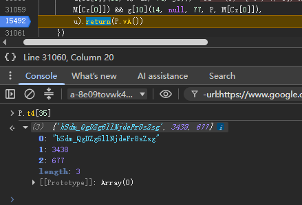 Encoded tuple sample